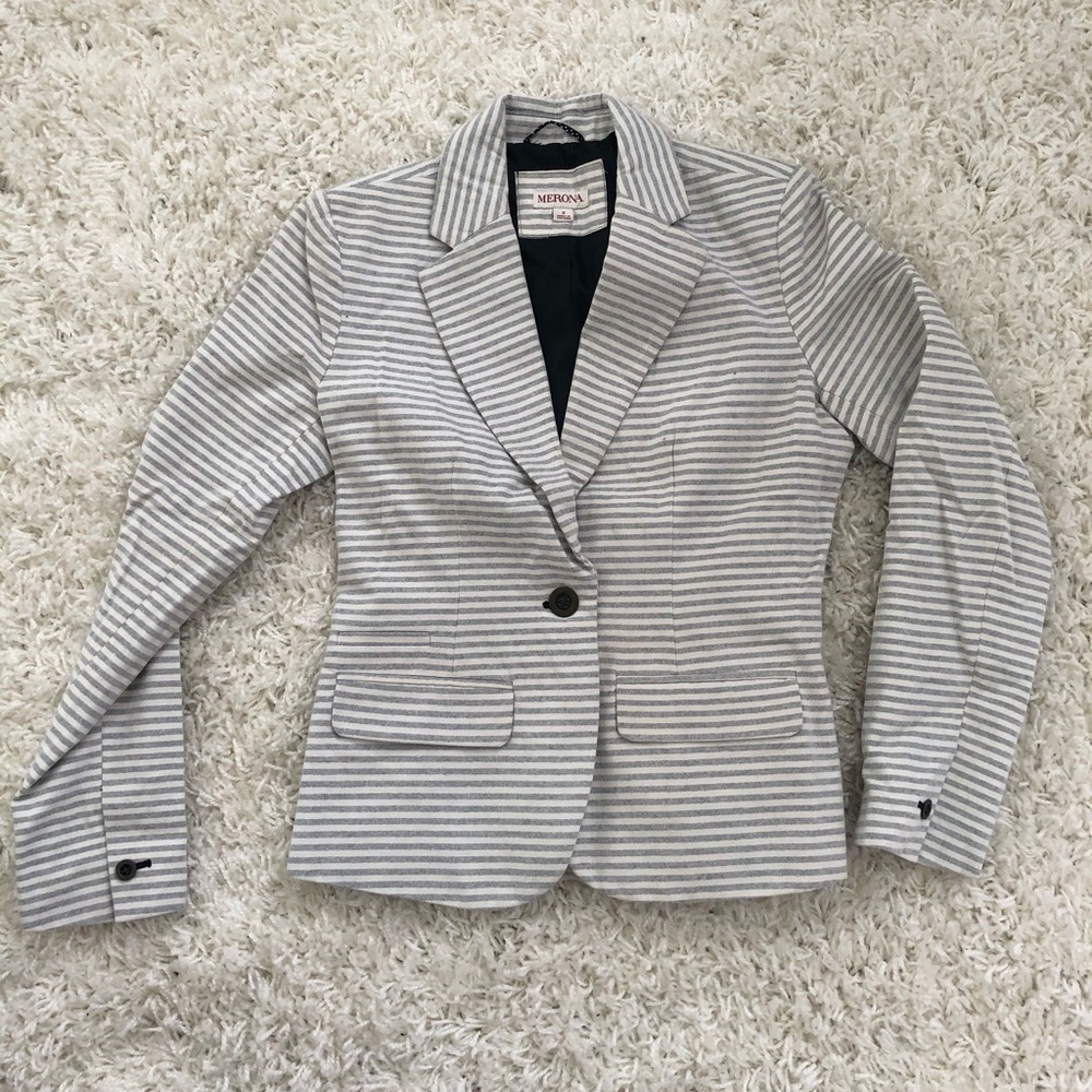 Merona | striped blazer